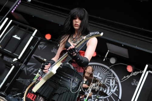Halestorm at Columbus Crew Stadium Columbus, OH on May 16, 2009 &mdash; concert photo by Wayne Dennon