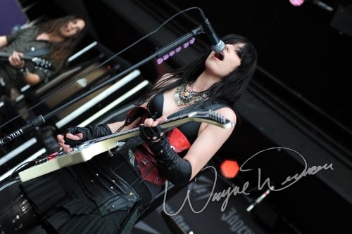 Halestorm at Columbus Crew Stadium Columbus, OH on May 16, 2009 &mdash; concert photo by Wayne Dennon