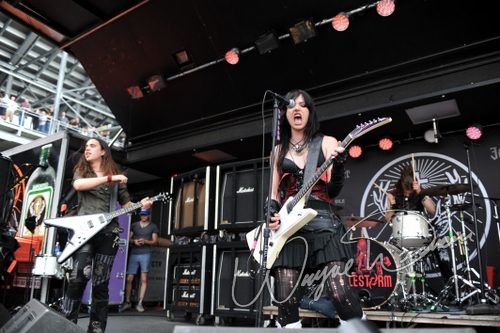 Halestorm at Columbus Crew Stadium Columbus, OH on May 16, 2009 &mdash; concert photo by Wayne Dennon