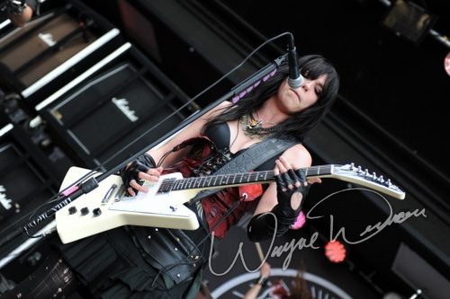 Halestorm at Columbus Crew Stadium Columbus, OH on May 16, 2009 &mdash; concert photo by Wayne Dennon
