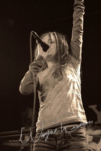 Flyleaf at Bogart's Cincinnati, OH on February 20, 2006 &mdash; concert photo by Wayne Dennon