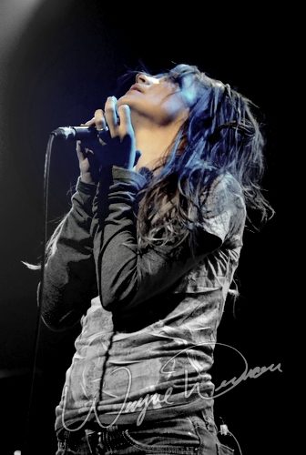 Flyleaf at Bogart's Cincinnati, OH on February 20, 2006 &mdash; concert photo by Wayne Dennon