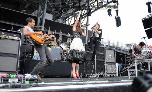 Flyleaf at Columbus Crew Stadium Columbus, OH on May 16, 2009 &mdash; concert photo by Wayne Dennon