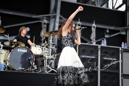 Flyleaf at Columbus Crew Stadium Columbus, OH on May 16, 2009 &mdash; concert photo by Wayne Dennon
