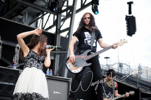 Flyleaf at Columbus Crew Stadium Columbus, OH on May 16, 2009 &mdash; concert photo by Wayne Dennon