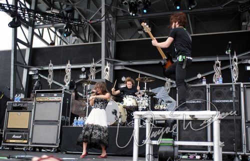 Flyleaf at Columbus Crew Stadium Columbus, OH on May 16, 2009 &mdash; concert photo by Wayne Dennon