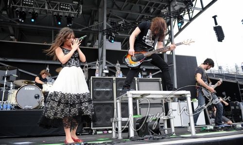 Flyleaf at Columbus Crew Stadium Columbus, OH on May 16, 2009 &mdash; concert photo by Wayne Dennon
