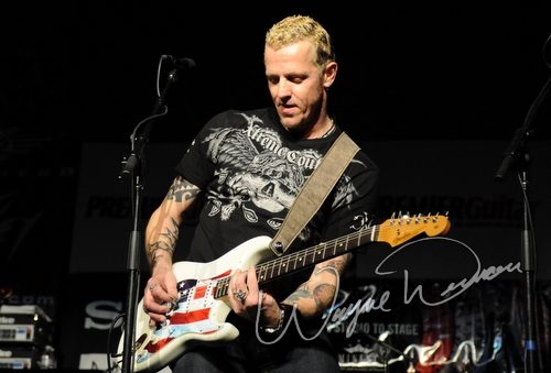 Gary Hoey at NAMM Show 2008 Anaheim, CA on January 19, 2008 &mdash; concert photo by Wayne Dennon