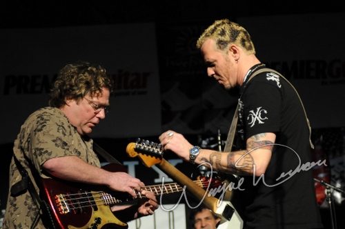 Gary Hoey at NAMM Show 2008 Anaheim, CA on January 19, 2008 &mdash; concert photo by Wayne Dennon