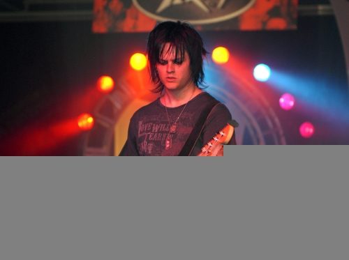 Tracii Guns at Dallas Market Hall Dallas, TX on April 23, 2006 &mdash; concert photo by Wayne Dennon