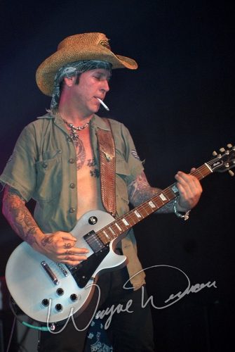 Tracii Guns at Dallas Market Hall Dallas, TX on April 23, 2006 &mdash; concert photo by Wayne Dennon
