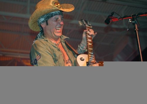 Tracii Guns at Dallas Market Hall Dallas, TX on April 23, 2006 &mdash; concert photo by Wayne Dennon