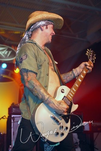 Tracii Guns at Dallas Market Hall Dallas, TX on April 23, 2006 &mdash; concert photo by Wayne Dennon