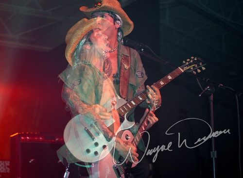 Tracii Guns at Dallas Market Hall Dallas, TX on April 23, 2006 &mdash; concert photo by Wayne Dennon