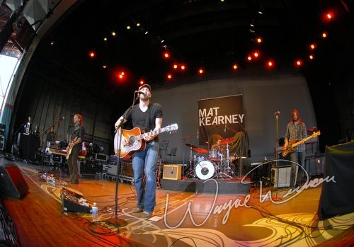 Mat Kearney at Riverbend Music Center Cincinnati, OH on September 5, 2006 &mdash; concert photo by Wayne Dennon