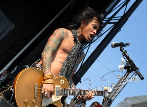 Buckcherry at Montgomery Co. Fairgrounds Dayton, OH on September 17, 2006 &mdash; concert photo by Wayne Dennon
