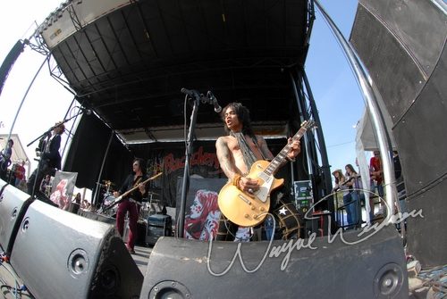 Buckcherry at Montgomery Co. Fairgrounds Dayton, OH on September 17, 2006 &mdash; concert photo by Wayne Dennon