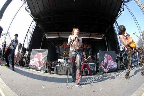 Buckcherry at Montgomery Co. Fairgrounds Dayton, OH on September 17, 2006 &mdash; concert photo by Wayne Dennon