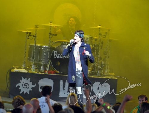 Buckcherry at Riverbend Music Center Cincinnati, OH on August 19, 2008 &mdash; concert photo by Wayne Dennon