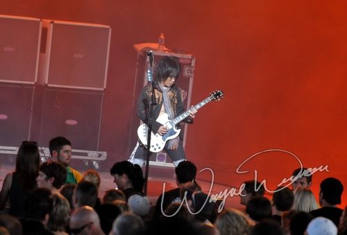 Buckcherry at Riverbend Music Center Cincinnati, OH on August 19, 2008 &mdash; concert photo by Wayne Dennon