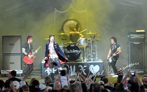 Buckcherry at Riverbend Music Center Cincinnati, OH on August 19, 2008 &mdash; concert photo by Wayne Dennon