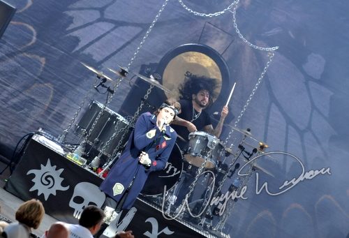 Buckcherry at Riverbend Music Center Cincinnati, OH on August 19, 2008 &mdash; concert photo by Wayne Dennon