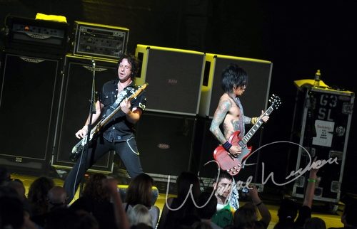 Buckcherry at Riverbend Music Center Cincinnati, OH on August 19, 2008 &mdash; concert photo by Wayne Dennon