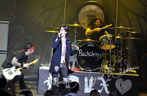 Buckcherry at Riverbend Music Center Cincinnati, OH on August 19, 2008 &mdash; concert photo by Wayne Dennon