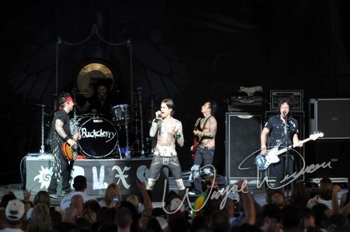Buckcherry at Riverbend Music Center Cincinnati, OH on August 19, 2008 &mdash; concert photo by Wayne Dennon
