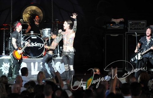 Buckcherry at Riverbend Music Center Cincinnati, OH on August 19, 2008 &mdash; concert photo by Wayne Dennon