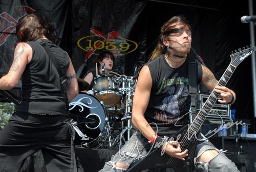 Bullet for my Valentine at Montgomery Co. Fairgrounds Dayton, OH on September 17, 2006 &mdash; concert photo by Wayne Dennon