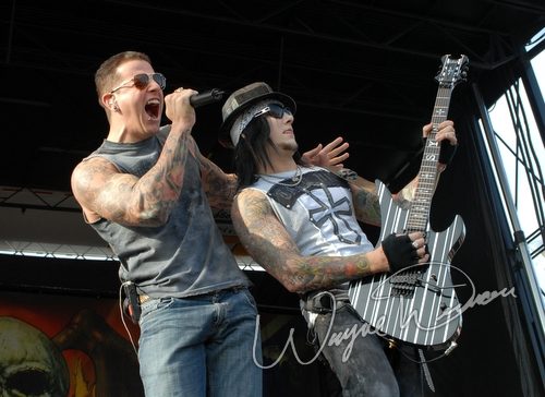 Avenged Sevenfold at Montgomery Co. Fairgrounds Dayton, OH on September 17, 2006 &mdash; concert photo by Wayne Dennon