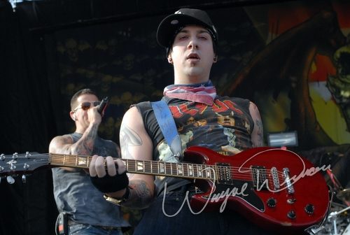 Avenged Sevenfold at Montgomery Co. Fairgrounds Dayton, OH on September 17, 2006 &mdash; concert photo by Wayne Dennon