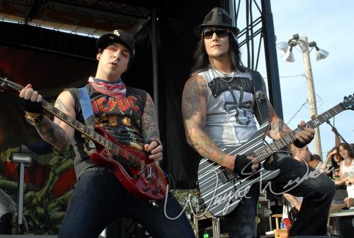 Avenged Sevenfold at Montgomery Co. Fairgrounds Dayton, OH on September 17, 2006 &mdash; concert photo by Wayne Dennon