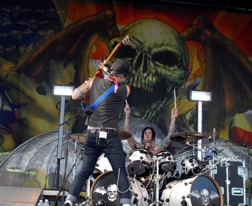 Avenged Sevenfold at Montgomery Co. Fairgrounds Dayton, OH on September 17, 2006 &mdash; concert photo by Wayne Dennon