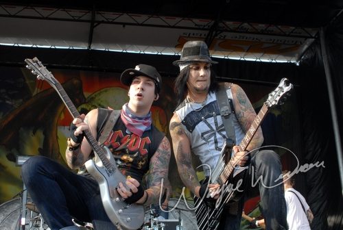 Avenged Sevenfold at Montgomery Co. Fairgrounds Dayton, OH on September 17, 2006 &mdash; concert photo by Wayne Dennon