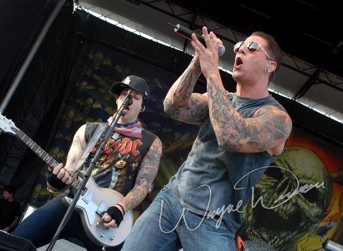 Avenged Sevenfold at Montgomery Co. Fairgrounds Dayton, OH on September 17, 2006 &mdash; concert photo by Wayne Dennon