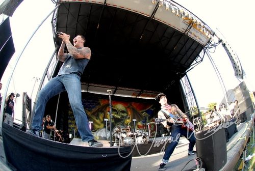 Avenged Sevenfold at Montgomery Co. Fairgrounds Dayton, OH on September 17, 2006 &mdash; concert photo by Wayne Dennon