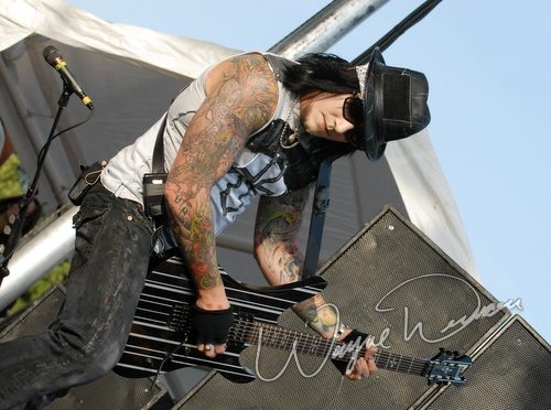 Avenged Sevenfold at Montgomery Co. Fairgrounds Dayton, OH on September 17, 2006 &mdash; concert photo by Wayne Dennon