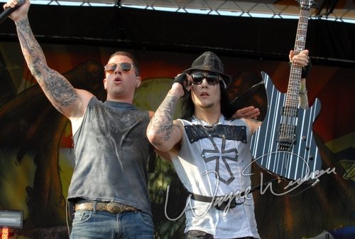 Avenged Sevenfold at Montgomery Co. Fairgrounds Dayton, OH on September 17, 2006 &mdash; concert photo by Wayne Dennon