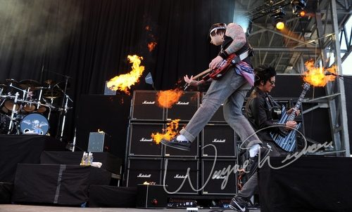 Avenged Sevenfold at Columbus Crew Stadium Columbus, OH on May 17, 2009 &mdash; concert photo by Wayne Dennon