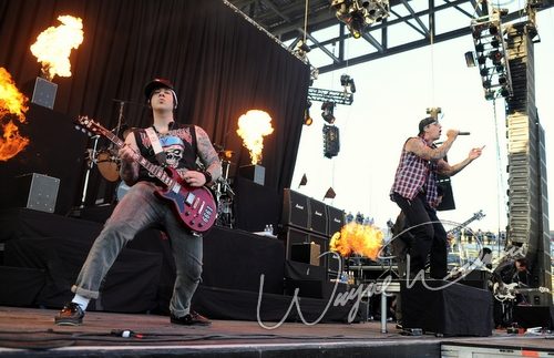 Avenged Sevenfold at Columbus Crew Stadium Columbus, OH on May 17, 2009 &mdash; concert photo by Wayne Dennon