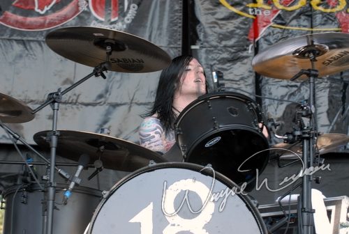 Eighteen Visions at Montgomery Co. Fairgrounds Dayton, OH on September 17, 2006 &mdash; concert photo by Wayne Dennon