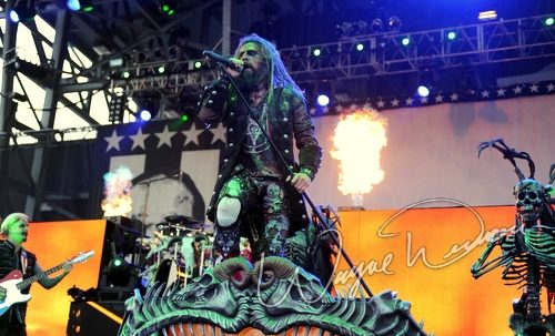 Rob Zombie at Columbus Crew Stadium Columbus, OH on May 23, 2010 &mdash; concert photo by Wayne Dennon