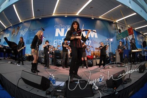 Mark Wood Rock Orchestra at NAMM Show 2007 Anaheim, CA on January 21, 2007 &mdash; concert photo by Wayne Dennon