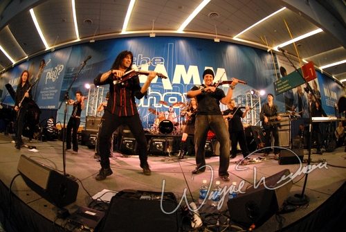 Mark Wood Rock Orchestra at NAMM Show 2007 Anaheim, CA on January 21, 2007 &mdash; concert photo by Wayne Dennon