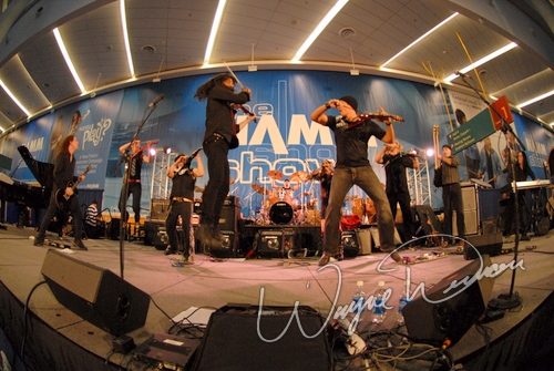 Mark Wood Rock Orchestra at NAMM Show 2007 Anaheim, CA on January 21, 2007 &mdash; concert photo by Wayne Dennon