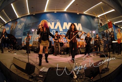 Mark Wood Rock Orchestra at NAMM Show 2007 Anaheim, CA on January 21, 2007 &mdash; concert photo by Wayne Dennon