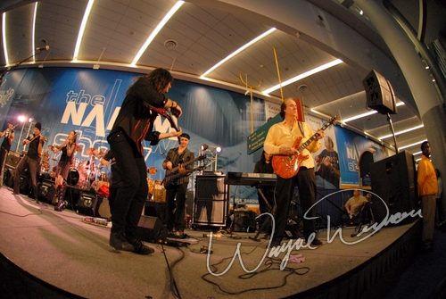 Mark Wood Rock Orchestra at NAMM Show 2007 Anaheim, CA on January 21, 2007 &mdash; concert photo by Wayne Dennon