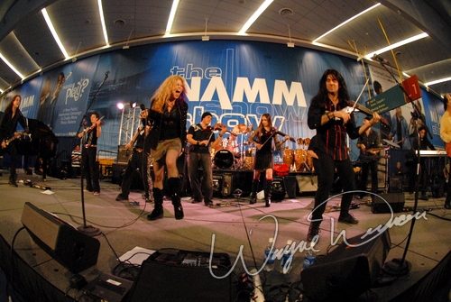 Mark Wood Rock Orchestra at NAMM Show 2007 Anaheim, CA on January 21, 2007 &mdash; concert photo by Wayne Dennon